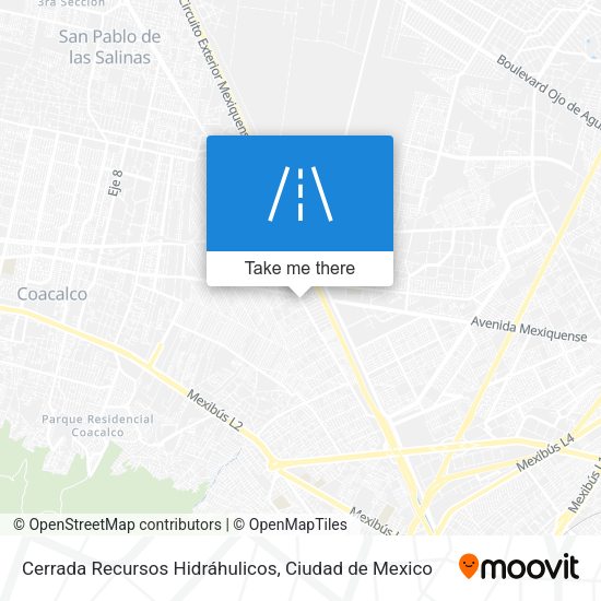 Cerrada Recursos Hidráhulicos map