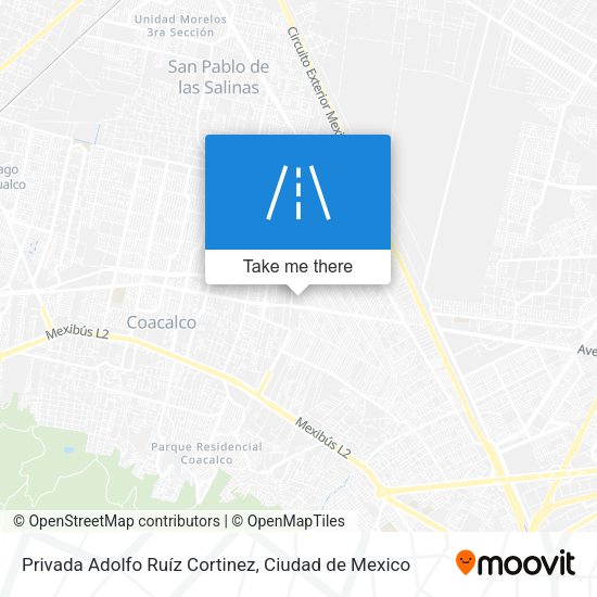 Privada Adolfo Ruíz Cortinez map