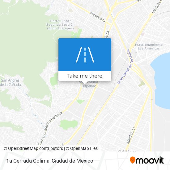 1a Cerrada Colima map