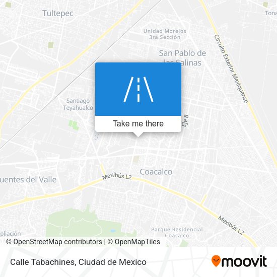 Calle Tabachines map