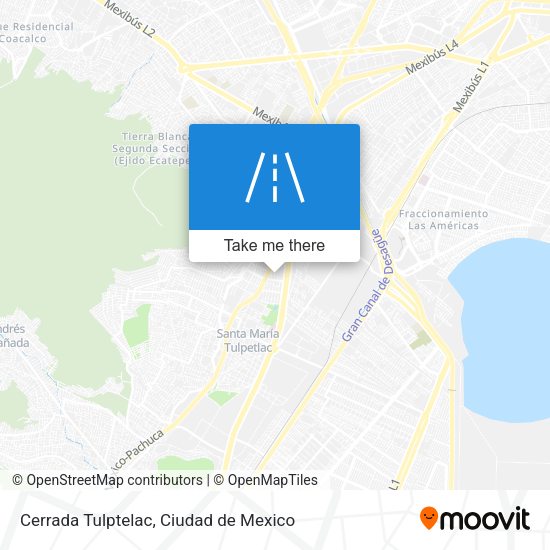 Mapa de Cerrada Tulptelac