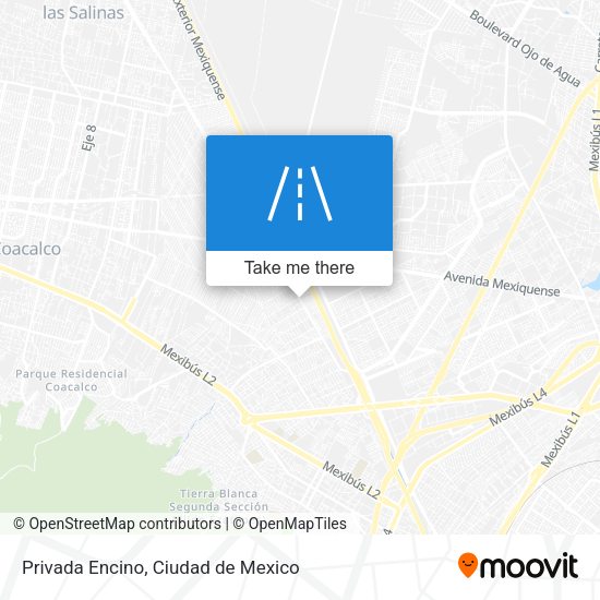 Mapa de Privada Encino