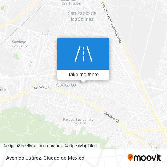 Avenida Juárez map