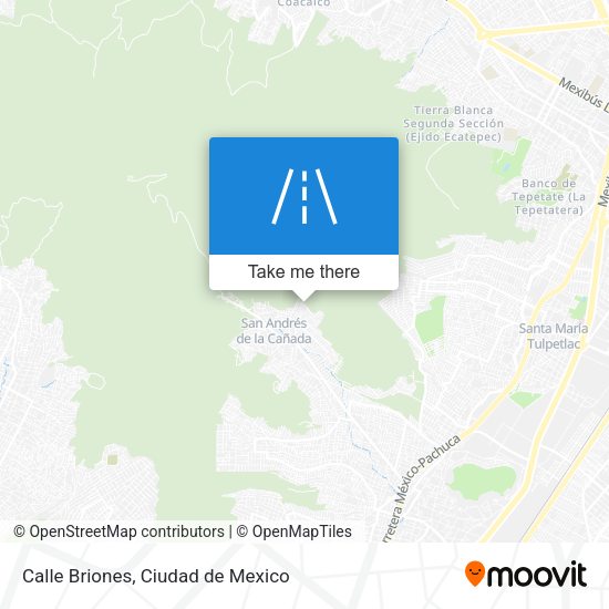 Calle Briones map