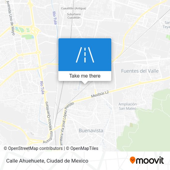 Mapa de Calle Ahuehuete