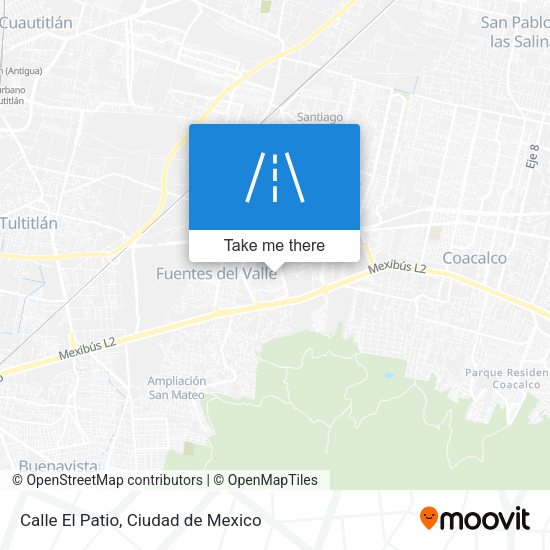 Calle El Patio map