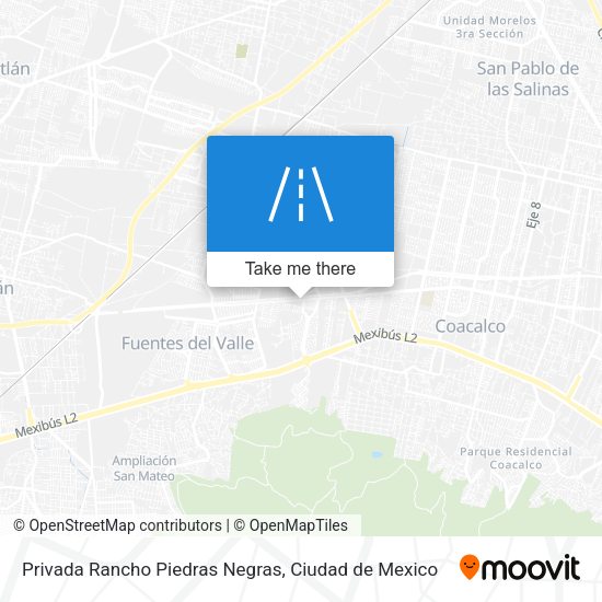Privada Rancho Piedras Negras map