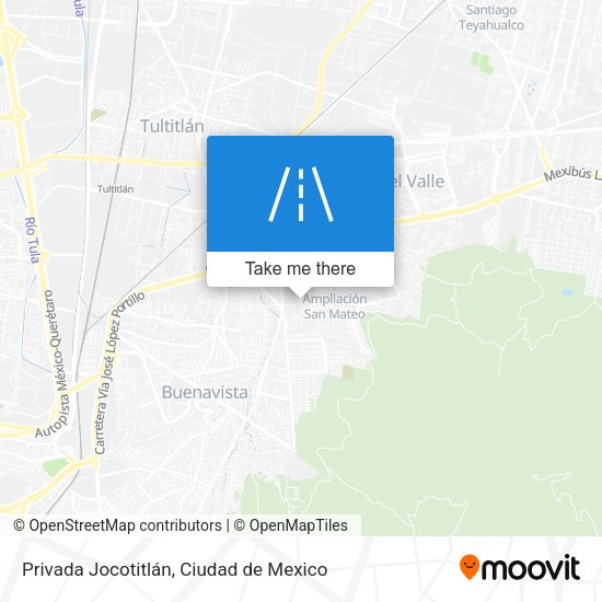 Privada Jocotitlán map