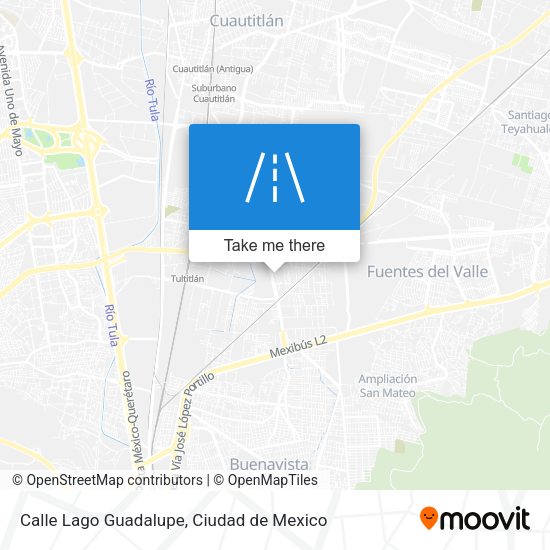 Calle Lago Guadalupe map