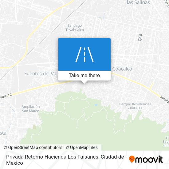 Mapa de Privada Retorno Hacienda Los Faisanes