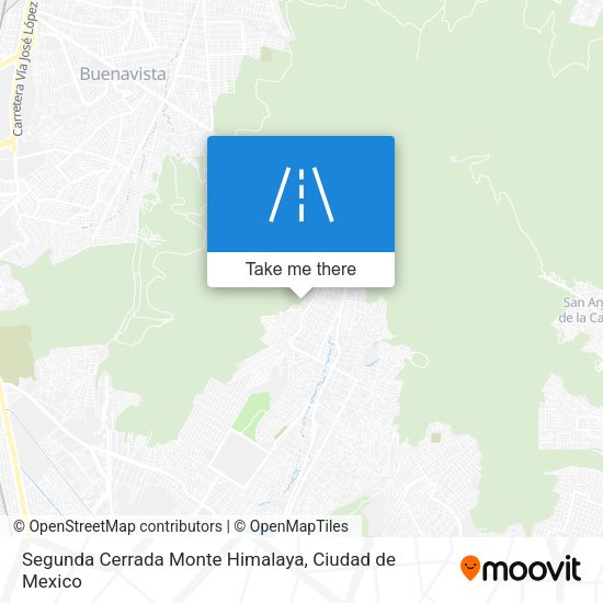 Mapa de Segunda Cerrada Monte Himalaya