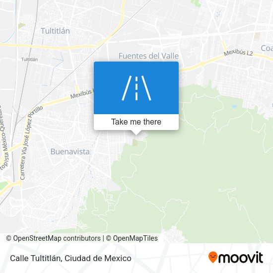 Calle Tultitlán map