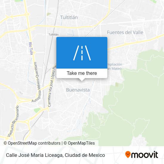 Calle José María Liceaga map