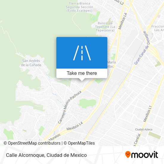 Calle Alcornoque map