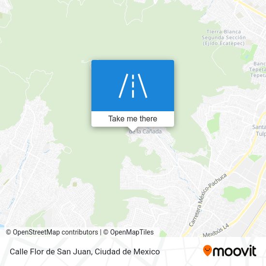 Calle Flor de San Juan map
