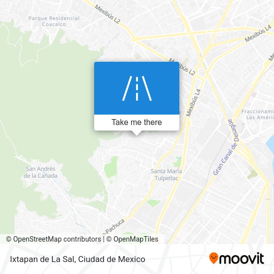 Ixtapan de La Sal map