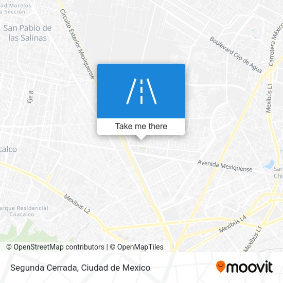 Mapa de Segunda Cerrada