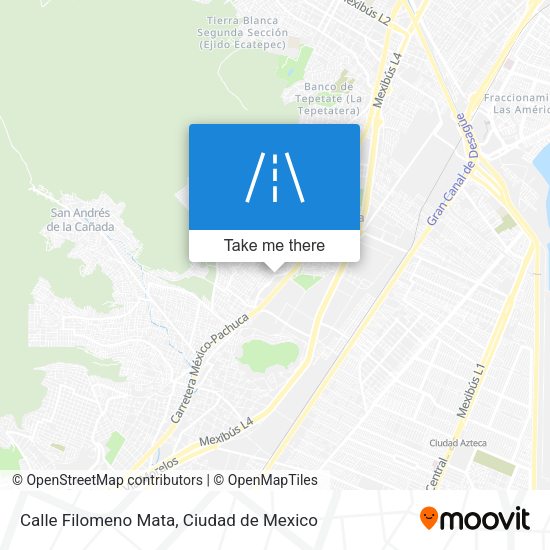 Mapa de Calle Filomeno Mata