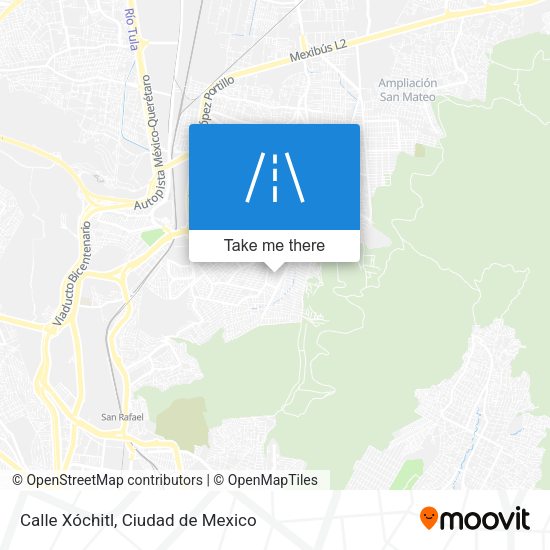 Mapa de Calle Xóchitl
