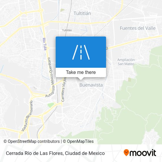 Mapa de Cerrada Río de Las Flores