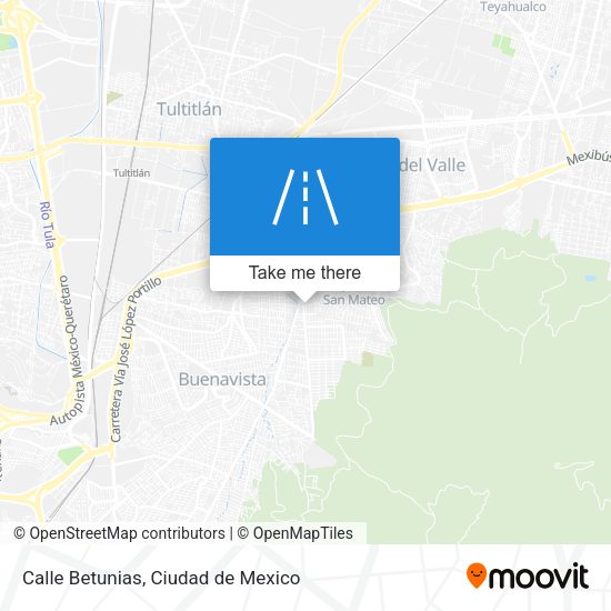 Mapa de Calle Betunias