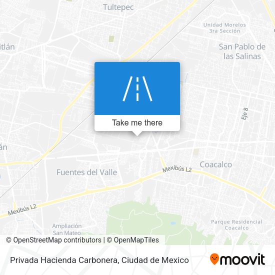 Mapa de Privada Hacienda Carbonera