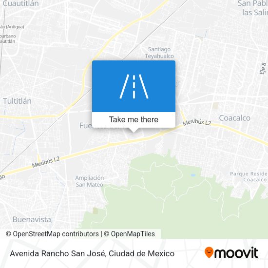Avenida Rancho San José map