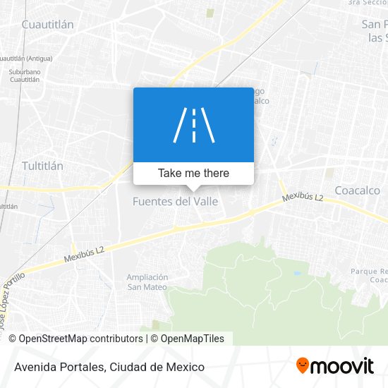Avenida Portales map