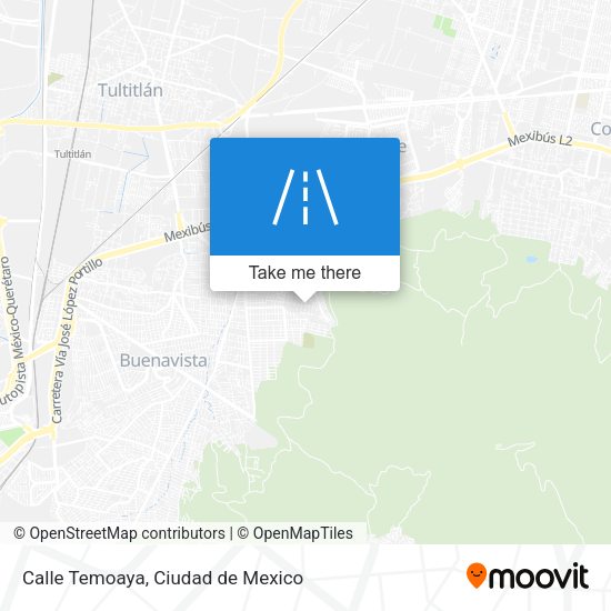 Mapa de Calle Temoaya