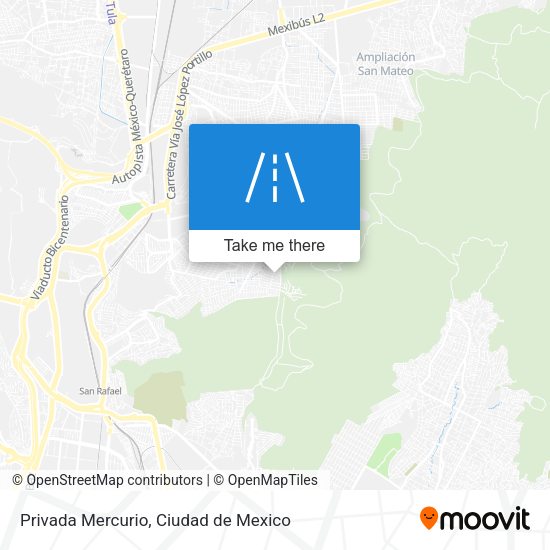 Privada Mercurio map
