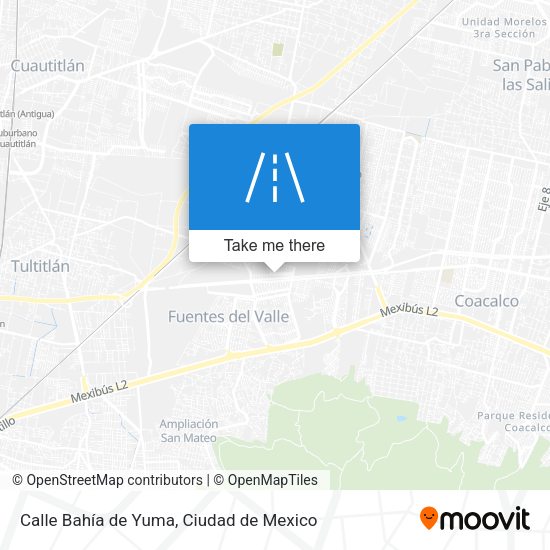 Calle Bahía de Yuma map