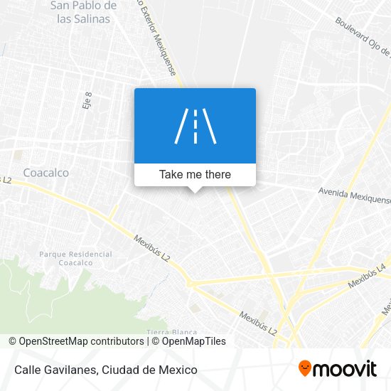 Calle Gavilanes map