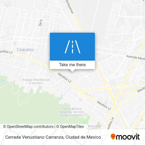 Mapa de Cerrada Venustiano Carranza