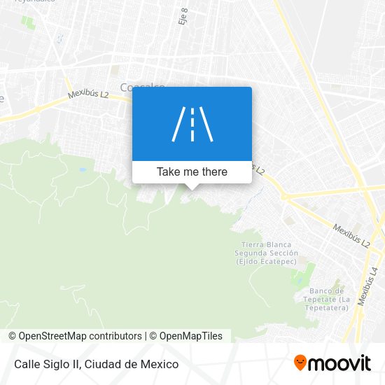 Mapa de Calle Siglo II