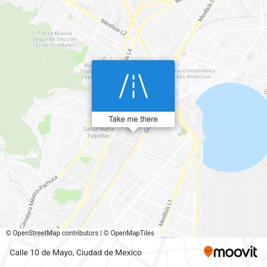 Mapa de Calle 10 de Mayo