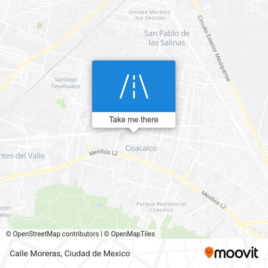 Mapa de Calle Moreras
