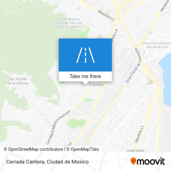Mapa de Cerrada Cantera