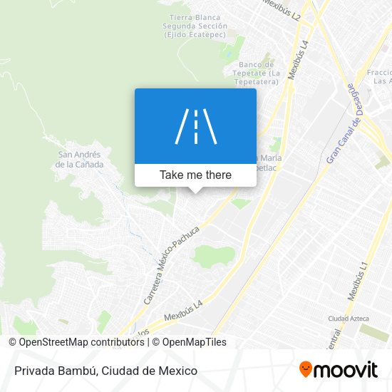 Privada Bambú map