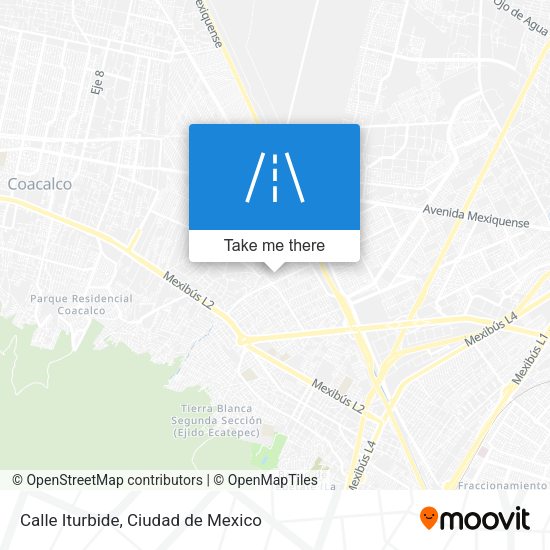 Calle Iturbide map