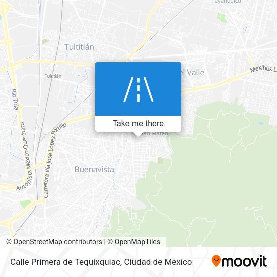 Calle Primera de Tequixquiac map
