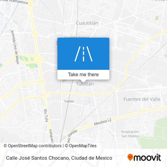 Mapa de Calle José Santos Chocano