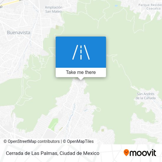 Cerrada de Las Palmas map