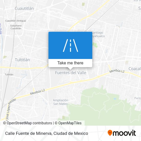 Mapa de Calle Fuente de Minerva