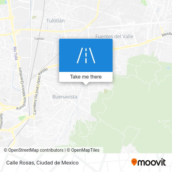 Mapa de Calle Rosas
