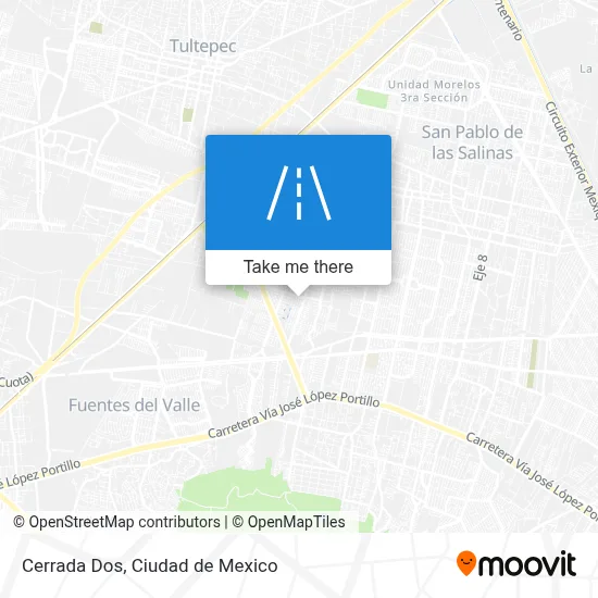 Cerrada Dos map
