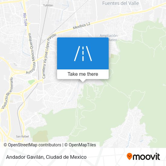 Mapa de Andador Gavilán