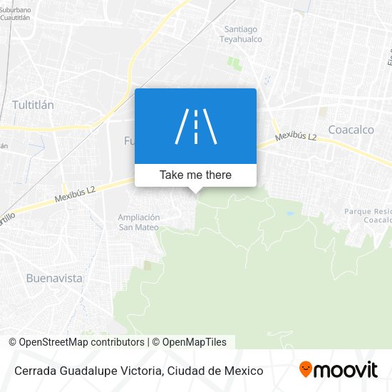 Cerrada Guadalupe Victoria map