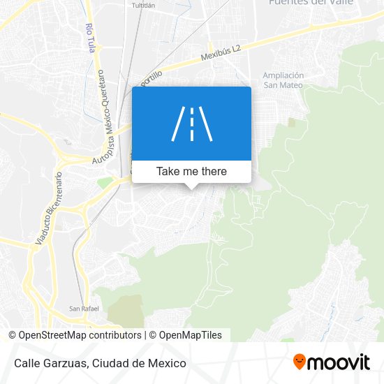Calle Garzuas map