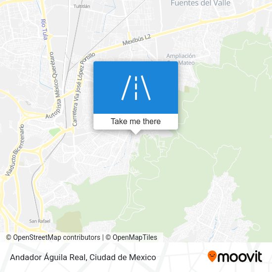 Andador Águila Real map