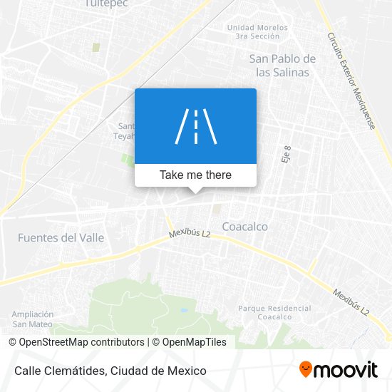 Calle Clemátides map